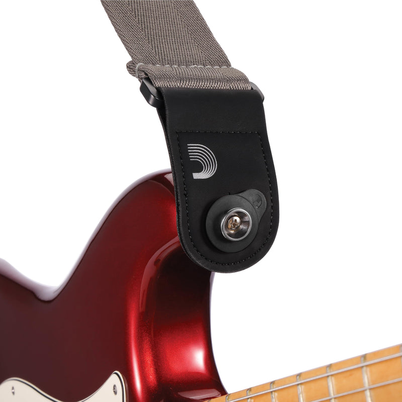 D'Addario Accessories Flex Lock Strap Blocks - Locks Straps In Place - Protect Your Instrument with No Modifications or Hardware - Easy to Attach - Set of 4 Blocks - Black