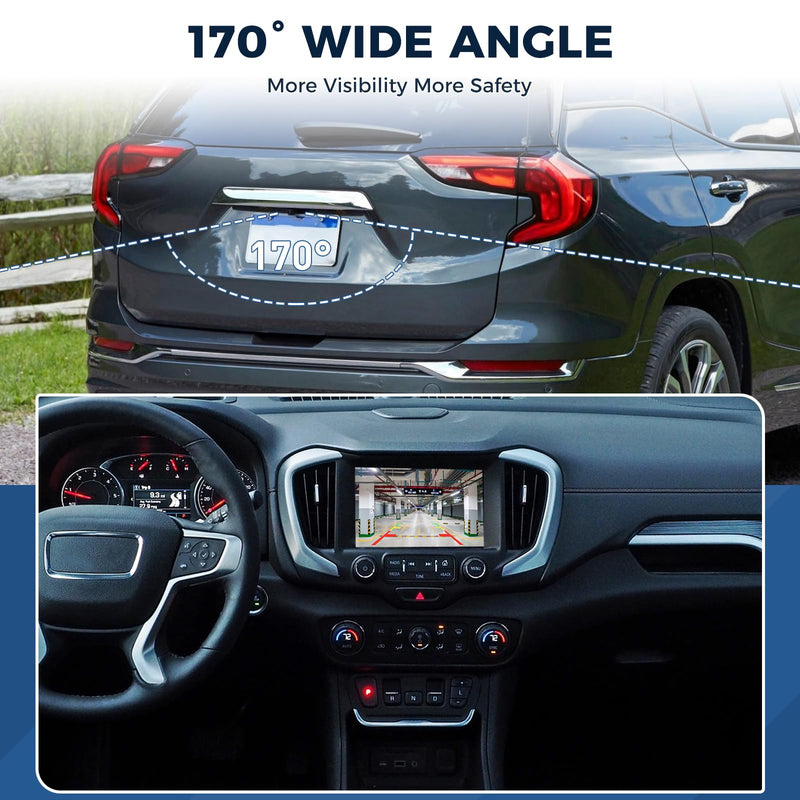 Rearview Camera OE: 23188736 Fit for GMC Terrain 2018-2023 | Direct replace , this Plug & Play reverse camera offers superior vision