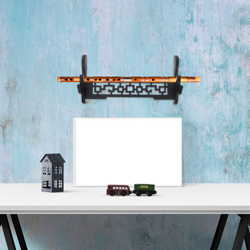 DOITOOL Flute Rack Wall Mount Flute Stand Wall Display Flute Holder Single Layer Swords Rack Samurai Swords Hanger