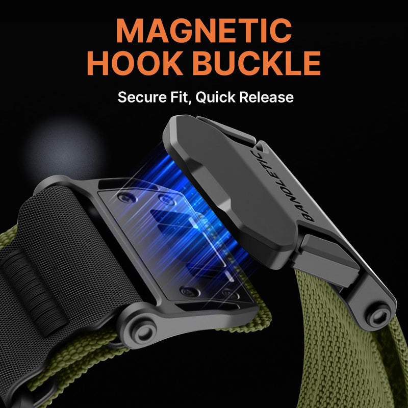 Bandletic Fidlock Magnetic Band and Mag Strap Compatible with Apple Watch