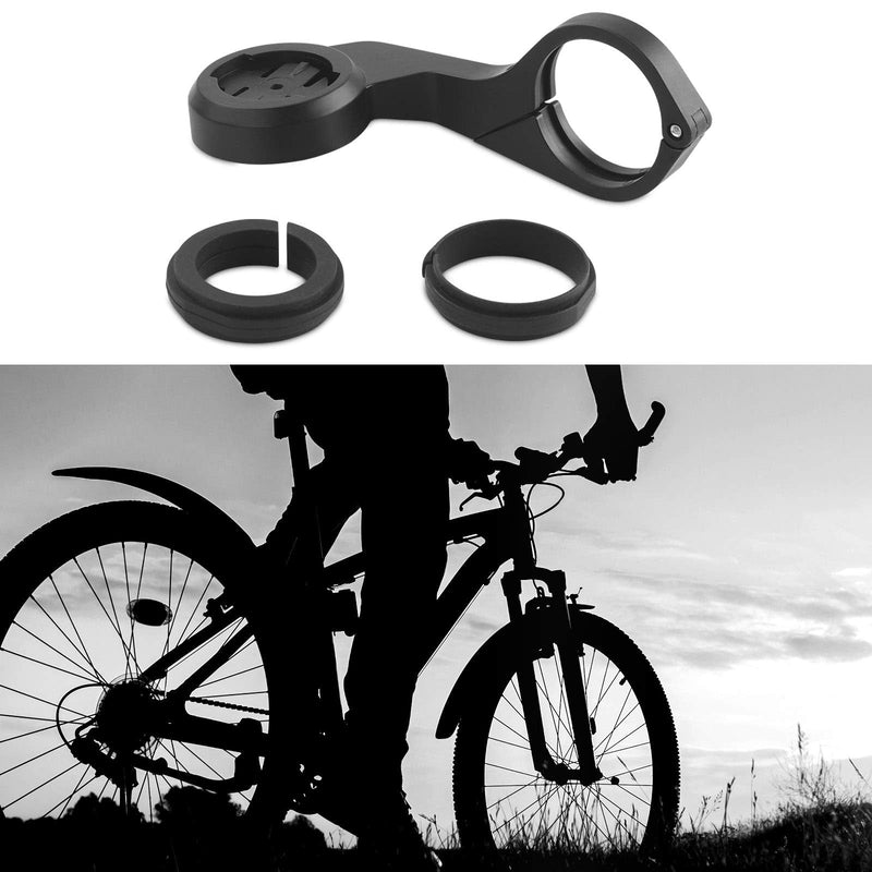 CooSpo Bike Computer Mount, Out-Front Bike Computer Mount Compatible with Garmin,Wahoo,XOSS Bike Computer, Out Front Bracket Plastic Bike Computer Mount Adapter Base YCJ-BK