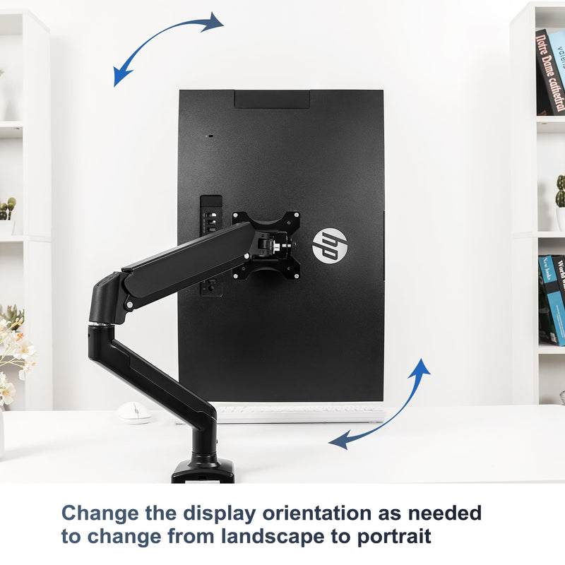 Monitor Arm/Mount VESA Bracket Adapter Compatible with HP All-in-One PC (ProOne 440 G9, 24-f0006ng) 100 * 100mm 75 * 75mm Black