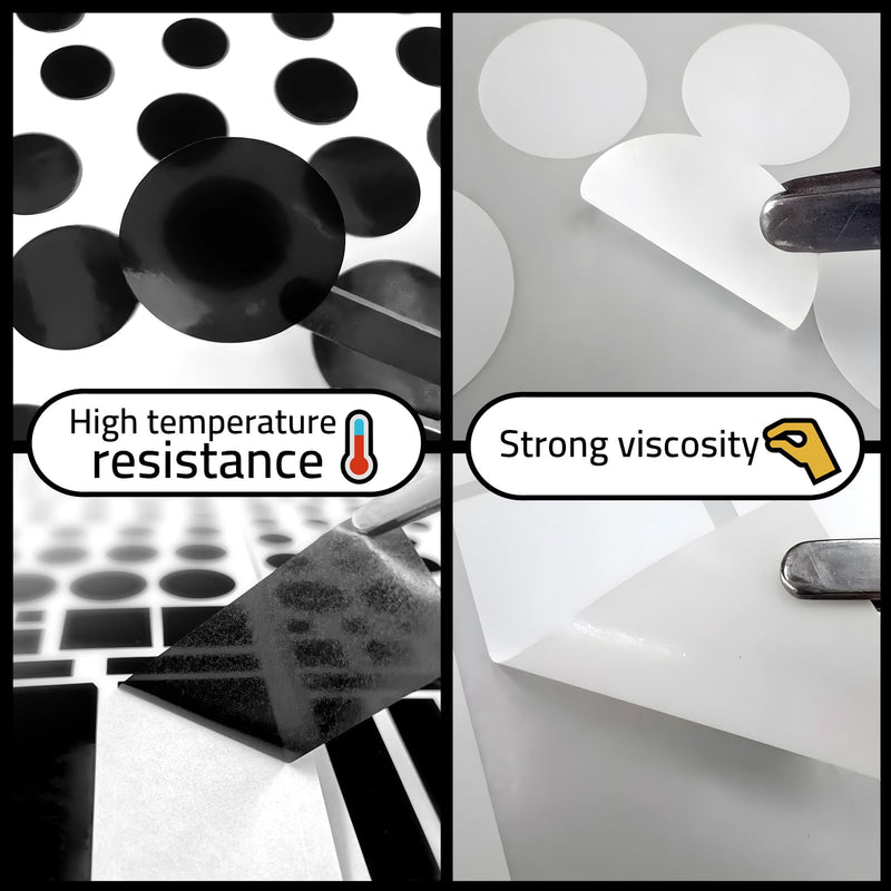 LED Light Blocking Stickers,Light Blackout Stickers,2 Sheets Cover White and Black,Blackout Stickers for Electronic, LED Covers,Block 100% of LED Lights (Cut-100% Blocking White and Black) Cut--100%shading White and Black