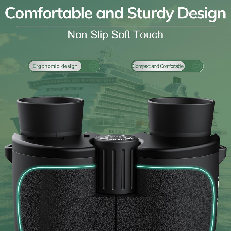 20x32 Compact Binoculars for Bird Watching - OPAITA High Powered Small Binoculars for Adults Kids with Low Light Vision for Hunting Cruise Trip Travel Concert Hiking A.20x32-Black