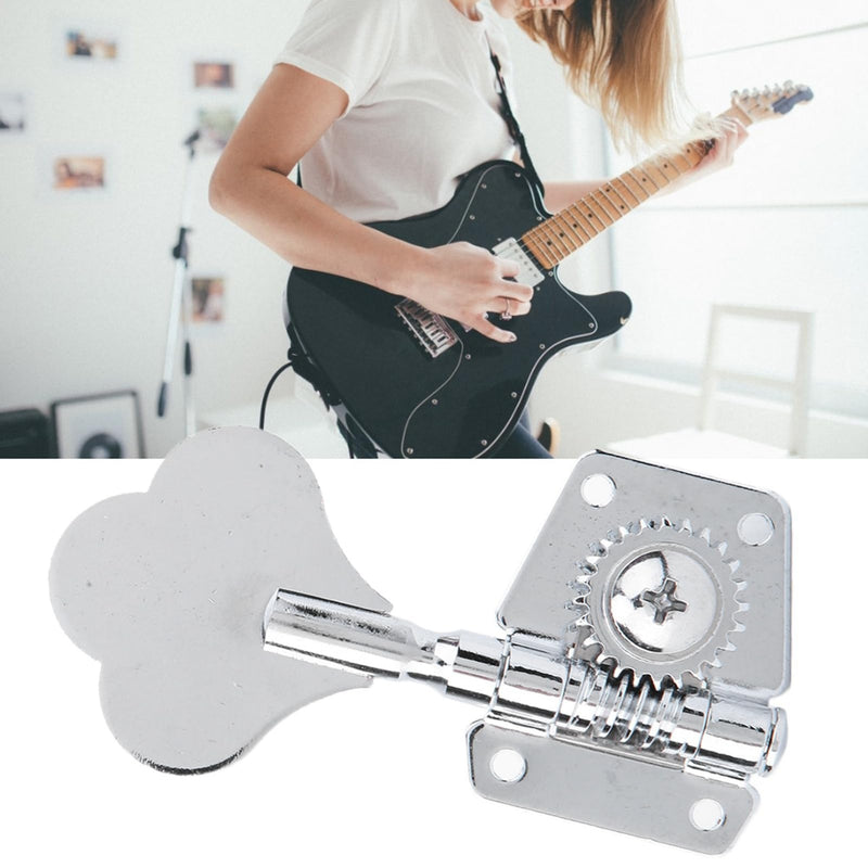 [AUSTRALIA] - Bass Guitar Tuner, Bass Tuner of Acoustic Guitar Parts, Bass Tuning Pegs Kit, Tuning Keys String Pegs for Guitar, Head Tuning Knob, Guitar Bass Tuners 4 Right for Jazz (4 pcs for right row) 