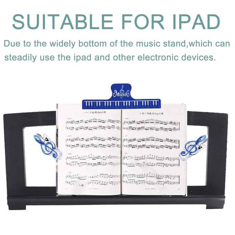 Music Stand,Lcjtop Music Stand for Sheet Music, Compatible with Numerous Yamaha Models Of Music Stands.Portable Music Stand for Music Stand Light with Music Book Clip