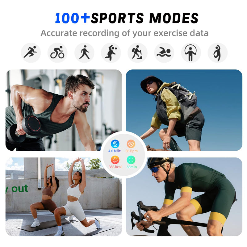 Smart Health Ring for Men and Women, IP68 Waterproof,Compatible with iOS&Android, Fitness Tracker with Heart Rate, Sleep Monitoring&Featuring Stress, Step Counting,No Subscription Rose Gold 8