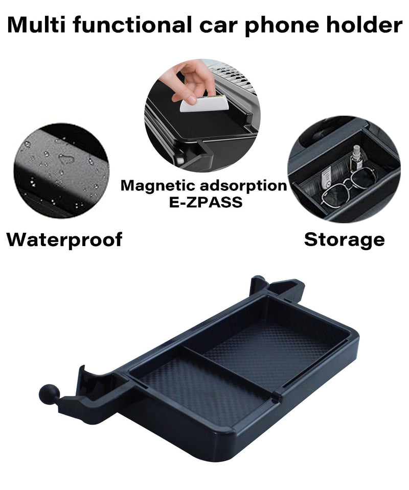 Car Phone Holder for 2021-2025 Nissan Rogue/2019-2025 Altima/2020-2025 Sentra Accessories Apply to 8 Inch Touch Screen 15W Fast Wireless Charger Screen Fixed Clip Cell Phone Mount