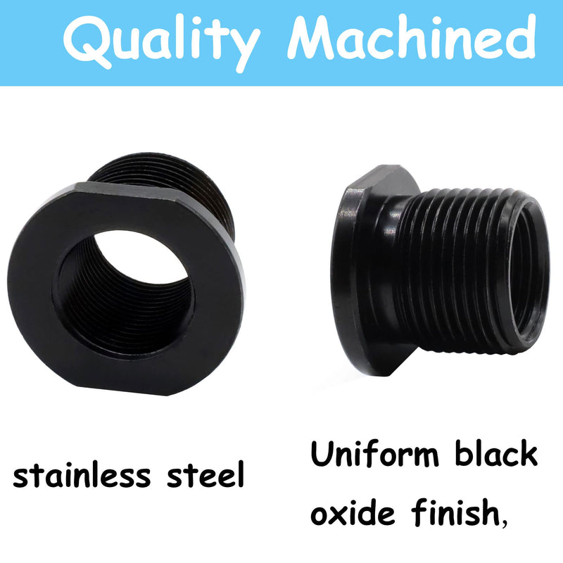 [AUSTRALIA] - Thread Protector, 1/2 x 28 Convert to 5/8x24 with Crush Washer Steel (2 Pack) 