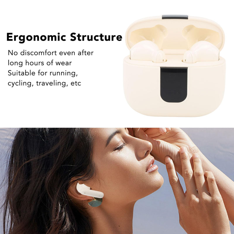 Jectse Wireless Earbuds, Noise Reduction Low Latency Bluetooth Headphones with Digital Display Charging Case, Stereo Earphones for Sports Workout Gaming, Jectsepthxv236zu