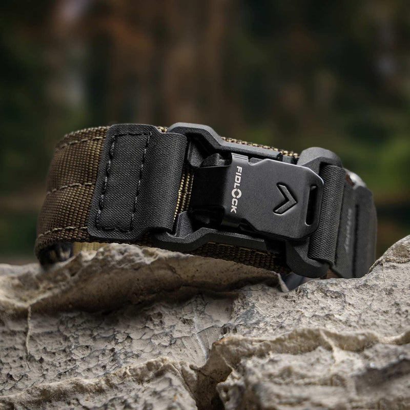 bitplay Apple Watch Band – Magnetic Fidlock Buckle, Reinforced Fabric Strap with Hypalon Layer, Compatible with Apple Watch 38mm to 49mm (Ultra/Series 1–10/ SE) Sand 49(Ultra) / 46 / 45 / 44 /42* mm