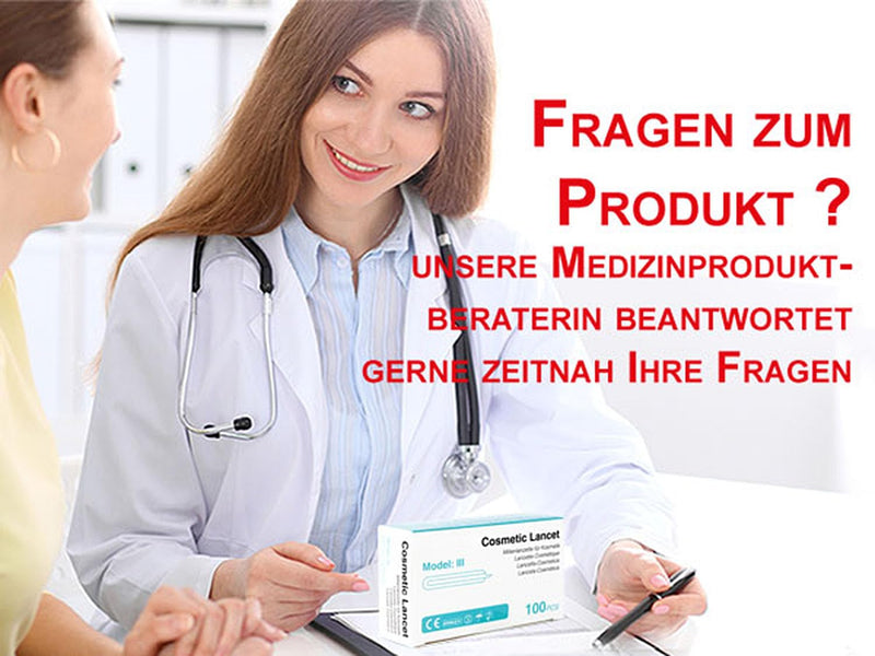 Pack of 100 Milien Lancets I Pimple Remover I Milia Remover Painless I Sterile Lancets Cosmetics I Blackhead Remover I Lancets Pimple I Individually Sterile Packed (100)