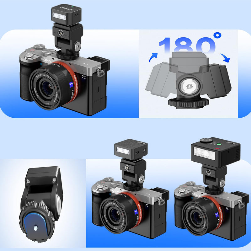 [AUSTRALIA] - PIXEL Standard Hot Shoe Adapter with Extra PC sync Connection Port & 3.5mm Mini Phone Connection Port for Connecting Cameras to Additional Off-Camera Flash,Studio Light,Strobes or Other Accessories 