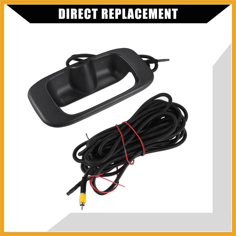 Backup Camera Tailgate Handle for Chevy Silverado 1999-2007 for GMC Sierra 1999-2007 / Rear Tailgate Handle Backup Camera/Durable / 1 Set/Black Replacement