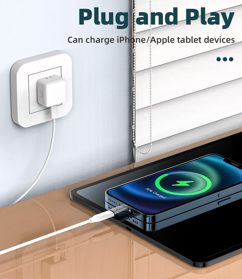 [AUSTRALIA] - iPhone OTG Adapter USB C Female to Lightning Male(2Pack)Apple Charger Data Sync Dongle Type-c Camera Card Reader Flash Drive Keyboard Mouse U Disk Converter for 14 13 11 12 Pro Max Xr X Xs 8 7 Se Plus 