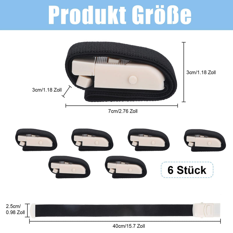 6 Piece Storage Tube Blood Collection Set, Snap-on Tourniquet, 6 Black Vein Traps Blood Collection Set for Practice for Emergency Care Outdoors