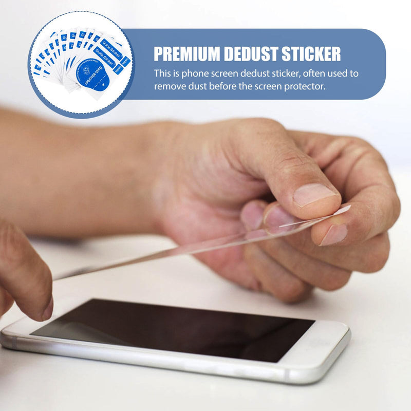 200pcs Film Dust Removal Sticker Computer Stickers Laptop Keyboard Stickers Camera Stickers Screen Absorber LCD Dedust Sticker LCD Screen Removal Stickers Paper