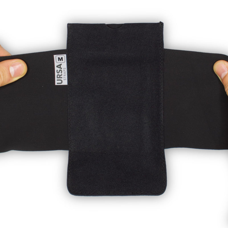 [AUSTRALIA] - URSA Mic Belt: Soft, Slim & Stretchy Microphone Transmitter/Receiver and Mobile Phone Belt for Musicians, Sound Mixers, Live Sound and Fitness Instructors; Breathable, Skin-Safe, Universal Size 