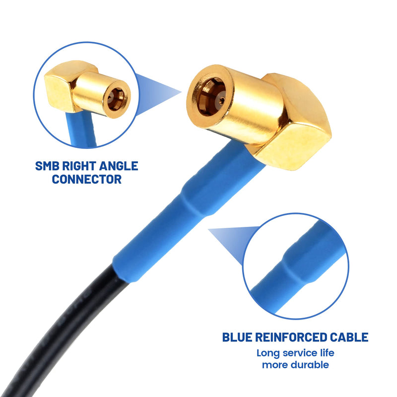 [AUSTRALIA] - Anina 23FT Sirius XM Radio Antenna with Magnetic Compatible with All Sirius and XM Satellite Radio Receiver, GPS Antenna 