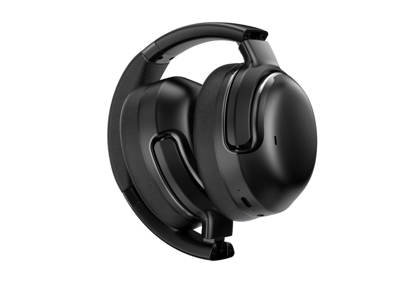 RCA WAVE-76 Noise Cancelling Headphones, Wireless Bluetooth 5.4 Over Ear Headphones with 40mm Drivers, 25-Hour Playtime, USB-C Charging, Adjustable Headband