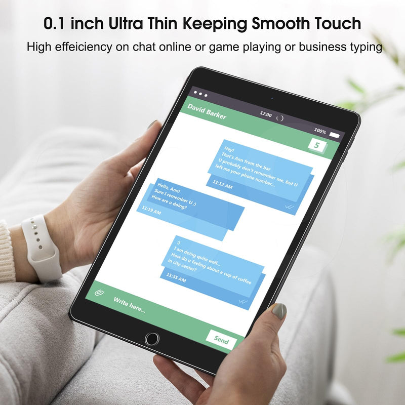 2 Pack Screen Protector Compatible with iPad 9th 8th 7th Generation 10.2 Inch, 9H Hardness HD Screen Tempered Glass Film Guard