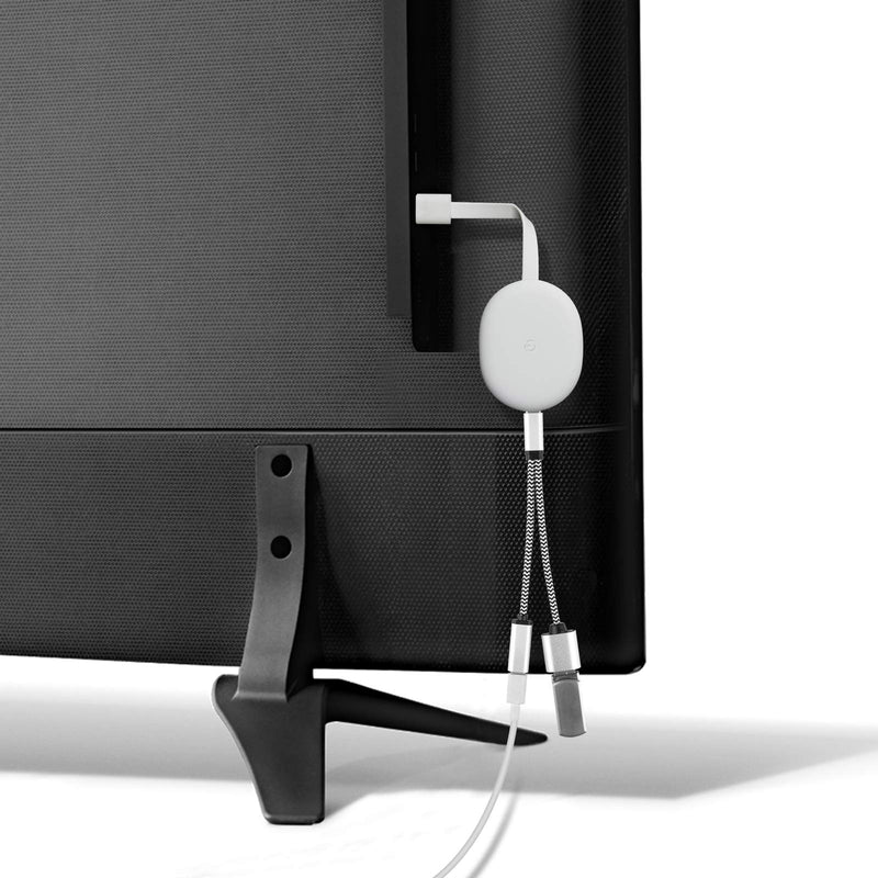 USB C OTG Adapter Compatible for Chromecast with Google TV, Samsung Galaxy S20 S10 S9 Android Smartphone, GoPro Hero 7 8 9 to Add Storage - Y Splitter Cable with PD Power Charging