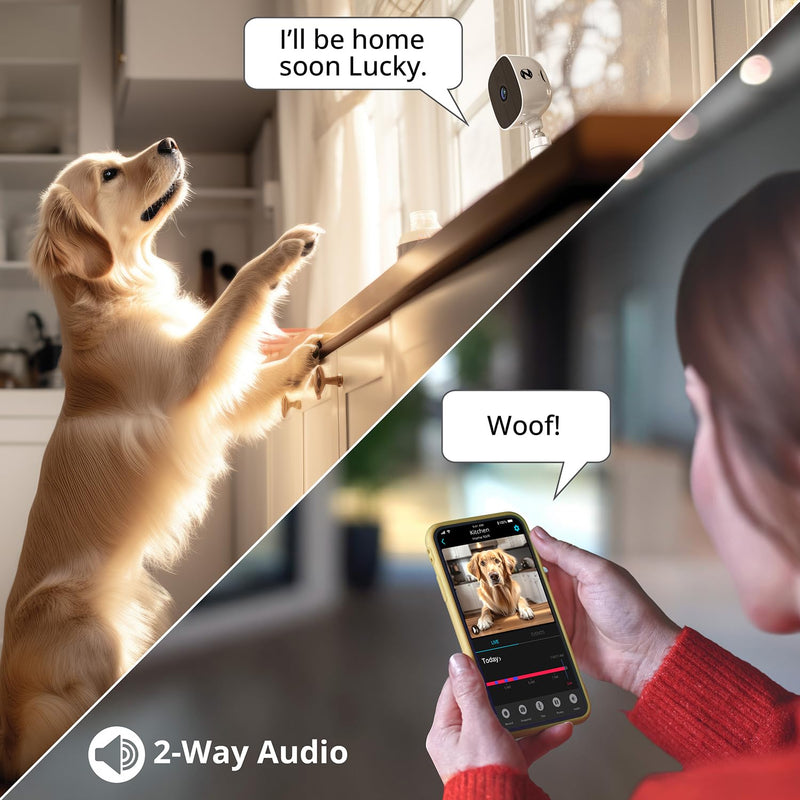 Night Owl Indoor Plug-in Wireless 1080p Deterrence Camera with 2-Way Audio (1 Camera) 1 camera