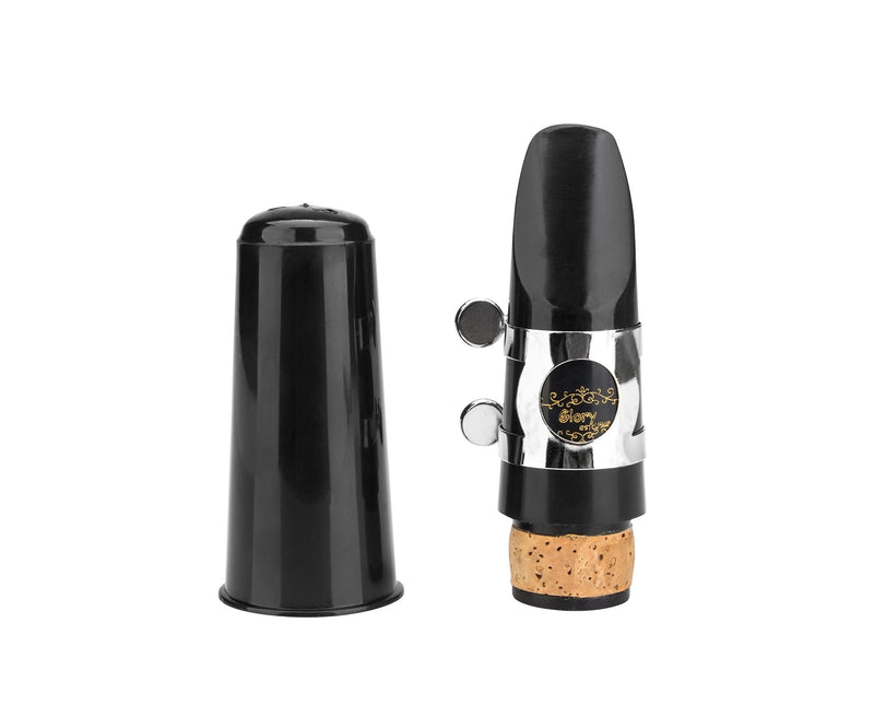 [AUSTRALIA] - Glory Clarinet Mouthpiece Kit with Ligature,one Reed and Plastic Cap~black, Click to See More Colors 