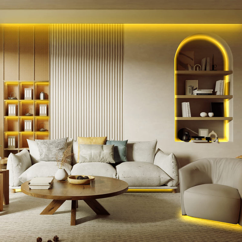 [AUSTRALIA] - LED Strip Lights 100ft Dimmable 3000K Bright Warm White Strip Lighting, 30M 1800 LEDs 2835 Flexible Ribbon Light 12V LEDs Tape LED Lights for Bedroom Kitchen Home Decoration 
