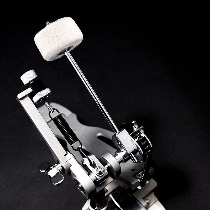 [AUSTRALIA] - Facmogu 2PCS Classic Felt Beater, White Felt Bass Drum Beater for Performance Convenient Drummer Replacement, Large Felt Beater for Drum Percussion Instrument Accessories Upgrade 1PCS 