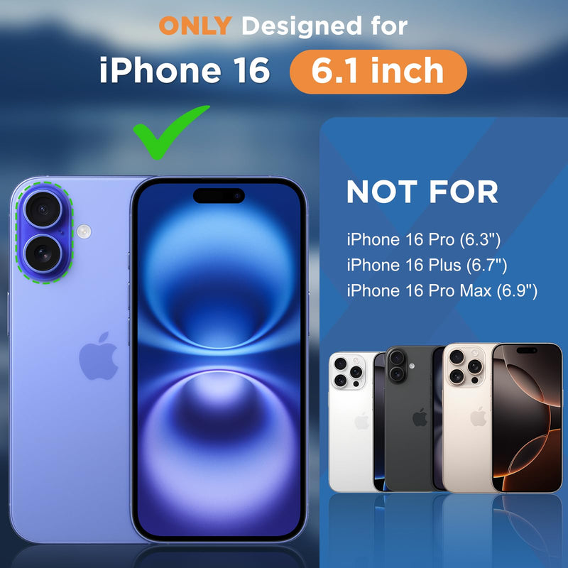 Beasyjoy for iPhone 16 Case Waterproof, Metal Heavy Duty Full Body Protective Case with Built-in Screen Protector, Military Grade Shockproof Dustproof Defender Rugged Cover for iPhone 16 6.1" Silver