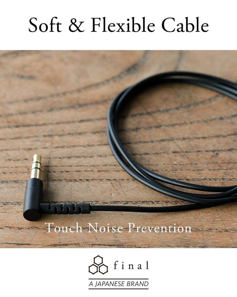Final Canal Type Earphone E2000 FI-E2DALã€Japan Domestic Genuine productsã€‘ Black