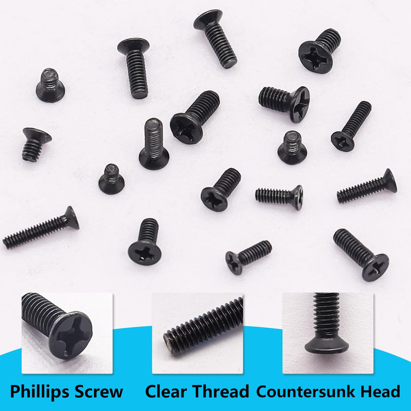 400Pcs Computer Screws Assortment Kit, Motherboard Standoffs Screw + 360Pcs Laptop Screws Notebook Computer Tiny Screw Kit 12 Sizes M2 M2.5 M3