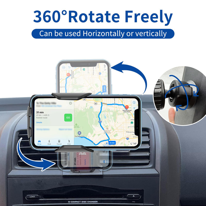 Car Phone Mount for Honda CR-V 2007-2011 Phone Holder Navigation,Fit for CRV Cellphone Mobile Cradle Auto Accessories Bracket Anti-Shake,360 Degree Rotation,Compatible for All Cell Phones for CRV 2007-2011