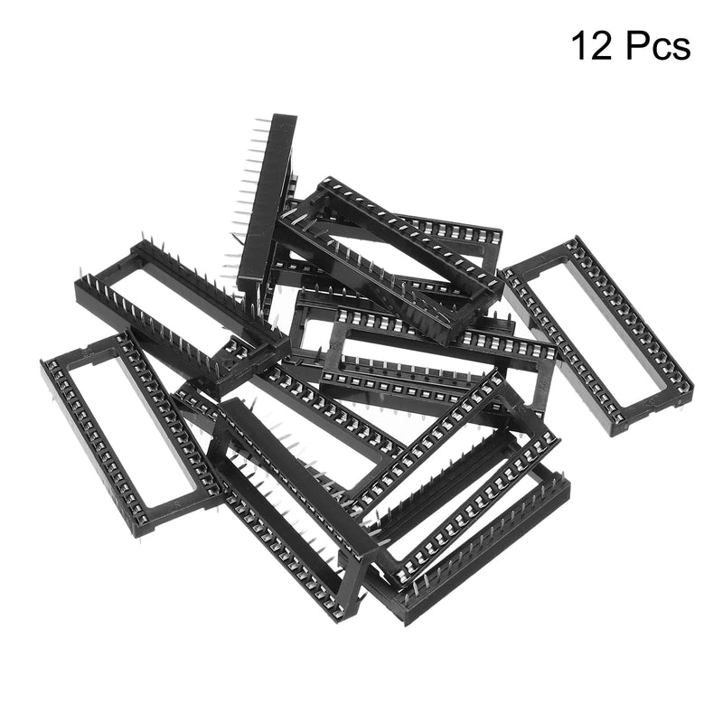 [AUSTRALIA] - QUARKZMAN 12pcs DIP IC Chip Socket Adapter 2.54mm Pitch 32 Pin Gate Soldering Flat Circuit Chip 