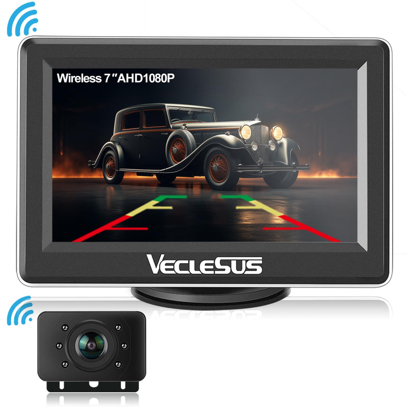 Wireless Backup Camera Systems WM1 high Definition 1080P Night Vision 4.3inches Monitor Wireless Rear View Camera for Cars sedans s-u-vs Pickups Vans