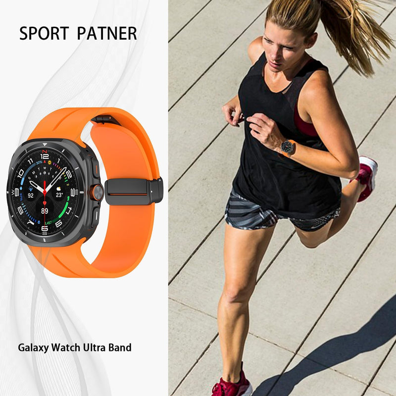 GOLDTOLUCK Compatible with Samsung Galaxy Watch 7 Band Ultra 47mm (2024) Men Women