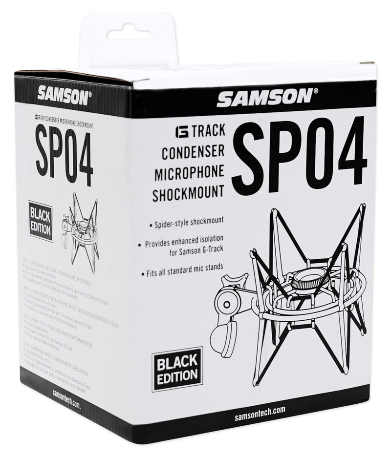 [AUSTRALIA] - Samson SP04 Spider Shockmount For G-Track USB Microphone w/Cutout For Controls 