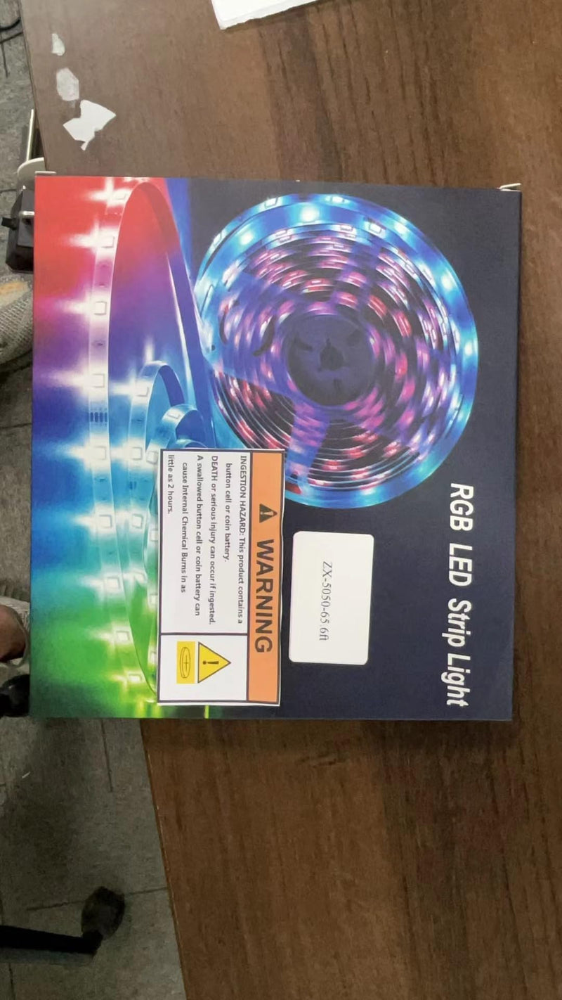 65.6ft LED Lights for Bedroom, Music Sync RGB LED Strip Lights with APP & Remote Control, Luces LED para Cuarto, Bluetooth LED Lights for Room, Home Decoration 65ft