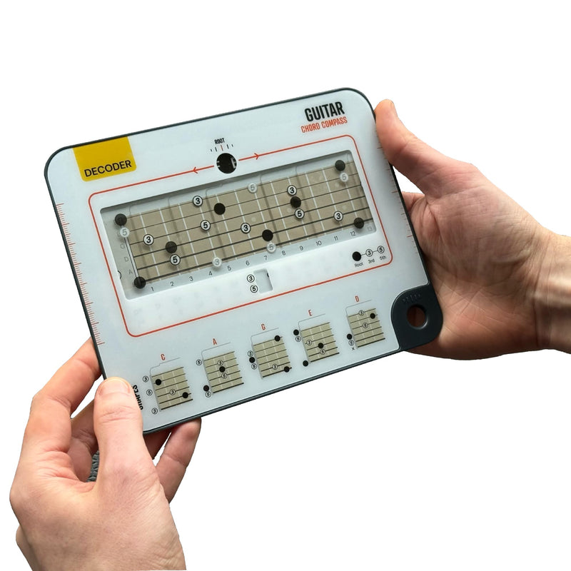 Guitar Chord Learning Tool - Chord Compass - Understand CAGED System for Guitar - Build Chords from Chord Structure and Recognising Chord Patterns - For Beginner Guitar and Intermediate Players DEC COMPASS GUITAR BOOK CHORDS