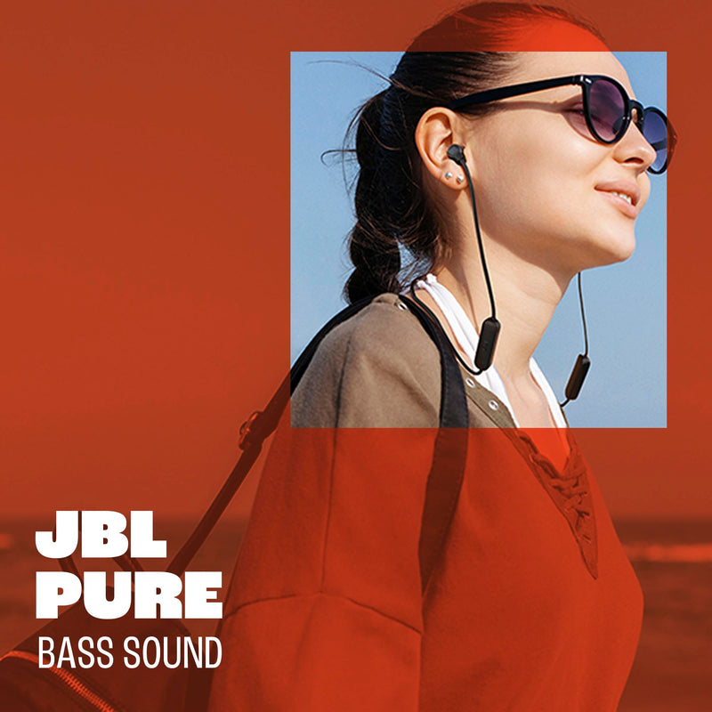 JBL Tune 135BT - Wireless in-Ear Headphones - Black | JBL Pure Bass Sound, Customize your experience with the JBL Headphones app, Up to 25-hour battery life with speed charge