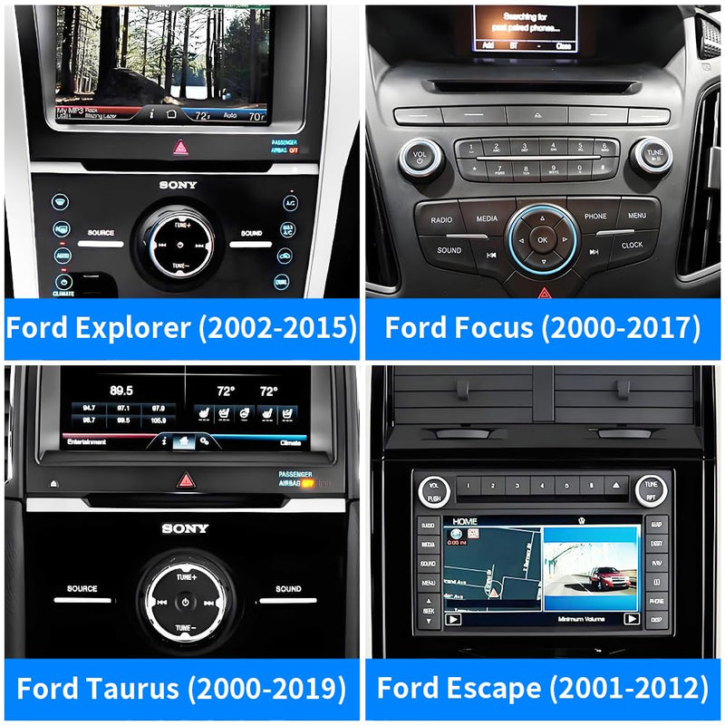 Car Phone Mount Holder For Ford Explorer 2002-2015， Focus 2000-2017，Taurus 2000-2019，Escape 2001-2012 Auto Accessories Navigation Bracket Interior CD Slot Mount Decoration dash board Mobile Cell case