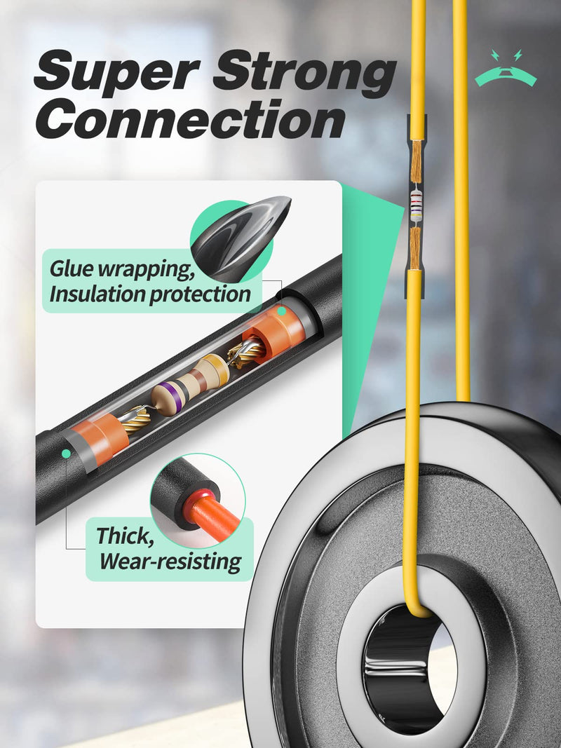Eventronic 3:1 Heat Shrink Tube with Adhesive and Double Wall, Diameter 15 mm & 2 m Length, IP65 Waterproof, Insulation Tape, for Electrical Insulation and Wire Connectors, 12 Diameter Options, Never Ø15mm & 2m