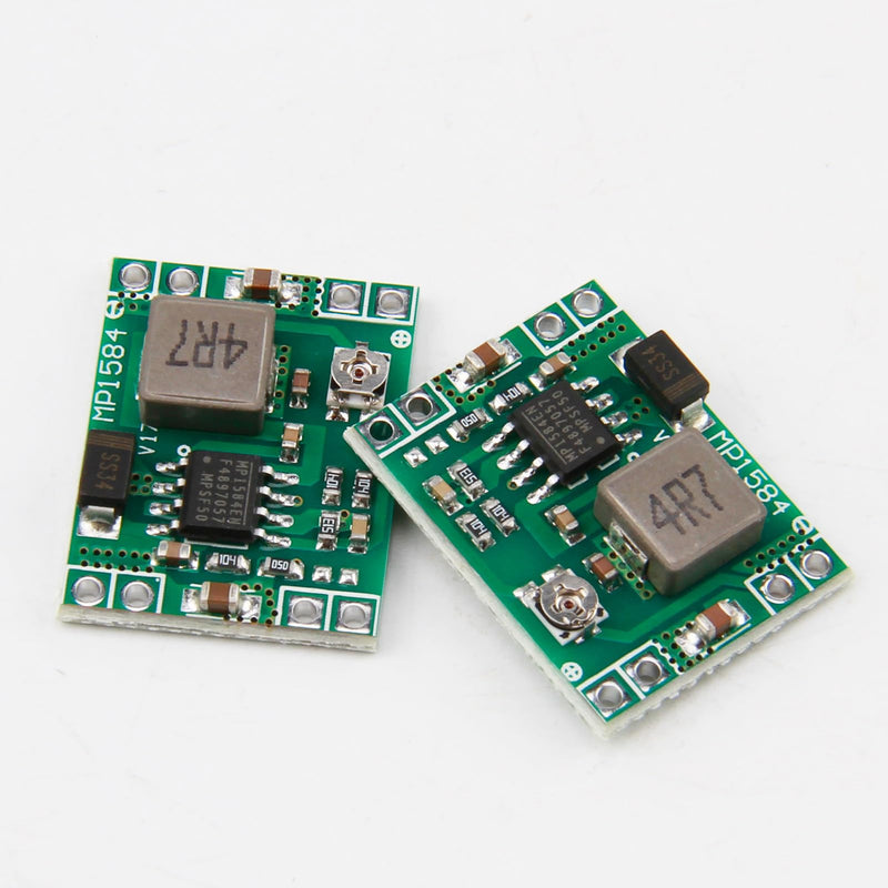 Pack of 6 Step Down Buck Converter, Adjustable Voltage Regulator from 4.5-28 V to 0.8-20 V, Step Down Converter, DC-DC 3A Power Downward Adjustable Module Buck Converter 24 V to 12 V 9 V 5 V