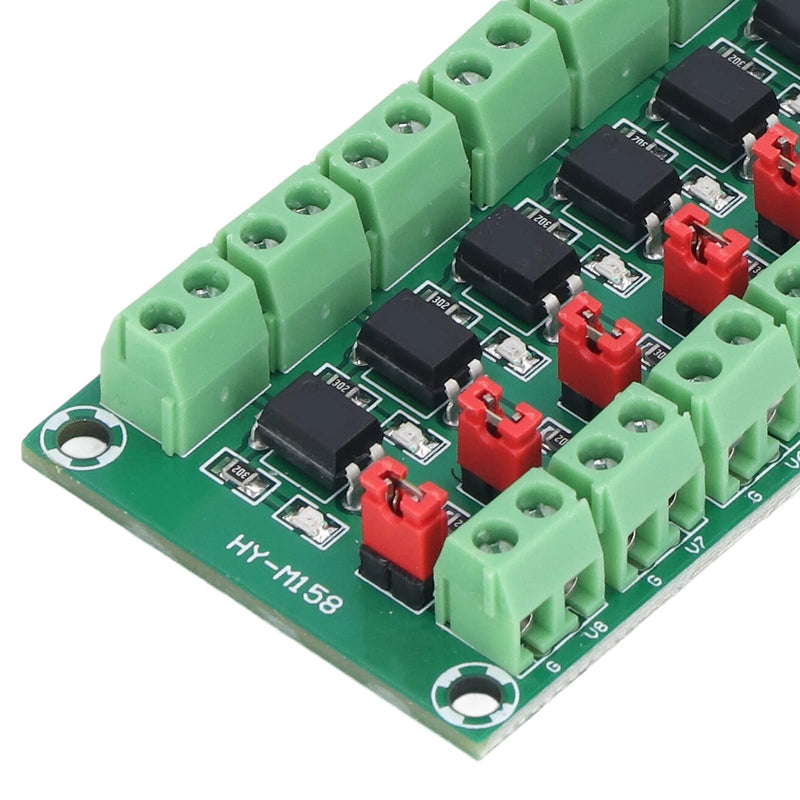 Optocoupler Insulation Board 3.6-30V Optocoupler Isolation Module 8 Channel Signal Converter PCB Material High Level Output