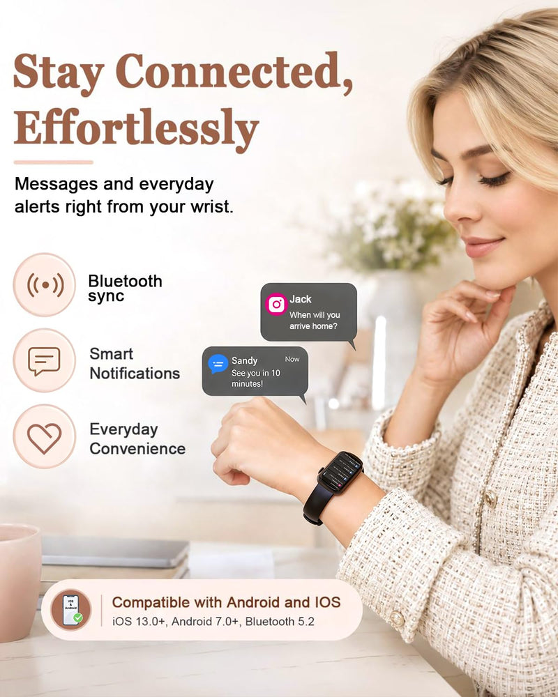 MorePro Health Fitness Tracker, 24/7 Heart Rate Monitor with Blood Pressure, Blood Oxygen, Sleep Tracking, IP68 Waterproof Activity Trackers with Step Counter, Compatible with iOS Android Black