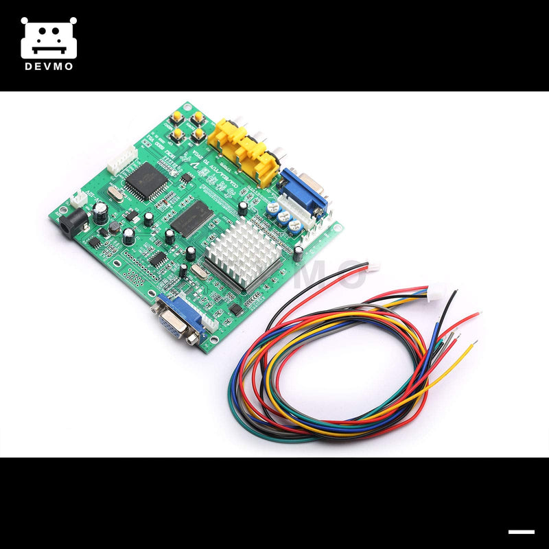 DEVMO Gonbes GBS8200 CGA/EGA/YUV/RGB to VGA Output Arcade Jamma Game HD Video Converter Board Monitor to LCD GBS-8200 Latest aga