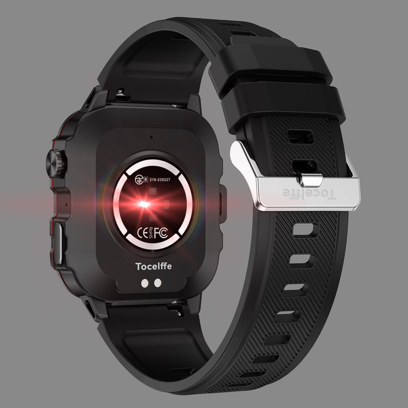 Tocelffe Smart Watch for Men(Answer/Make Call), IP68 Waterproof Sports Smartwatch Outdoor with Heart Rate, Sleep Monitor, Fitness Tracker
