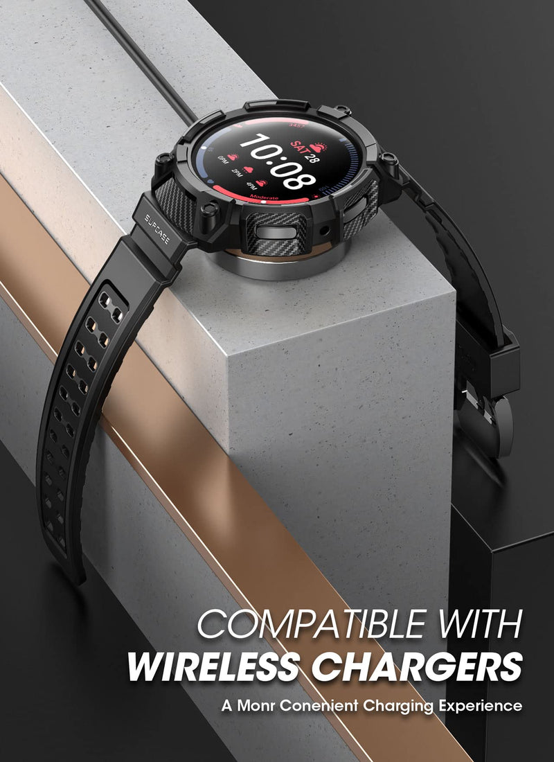 SUPCASE Unicorn Beetle Pro Designed for Galaxy S23 Plus Case & Galaxy Watch 5 Pro 45mm Band (Black)