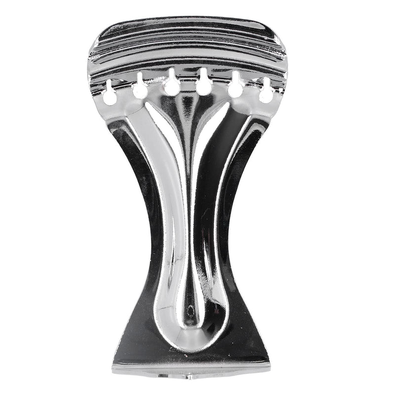 [AUSTRALIA] - Gaeirt Gaeirtq7euhozg9c4017 Guitar Tailpiece Bridge, 6 String Guitar Tailpiece Hole Design For 6-String Resonator Guitars For Guitar Lover, Guitar Tailpiece Metal Silver 6 String Bridge Accessories 